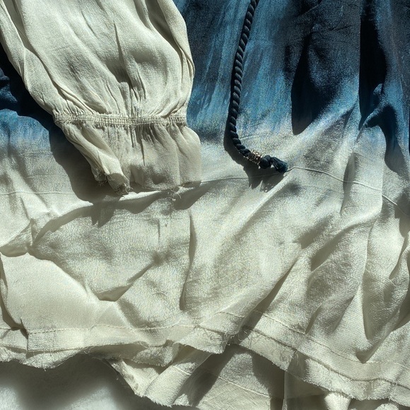 Anthropologie Gypsy 05 Global Village Tie Dye Blouse - Picture 4 of 9